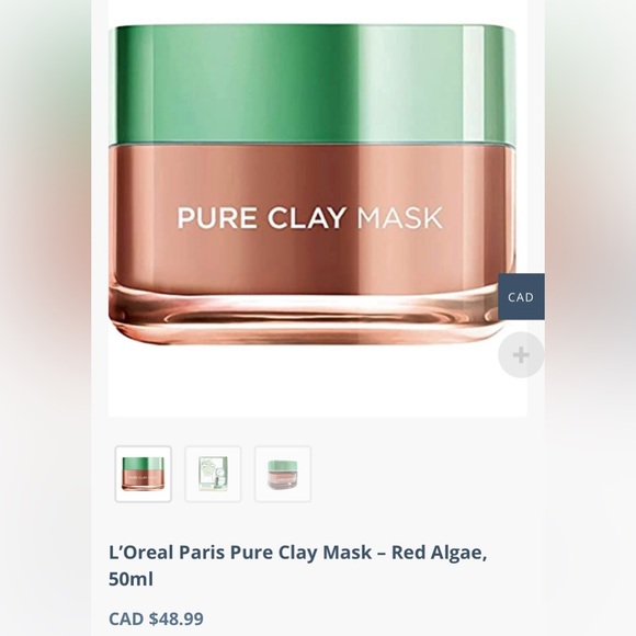 2/$20💕Pure Clay Mask L’Oréal 50ml - Picture 2 of 8